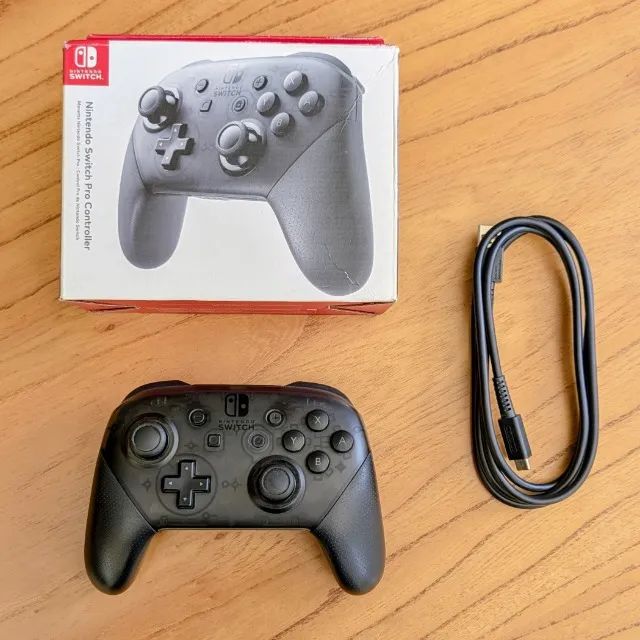Nintendo Switch OLED Neon Completo + Pro Controller Original + Case - Foto 3