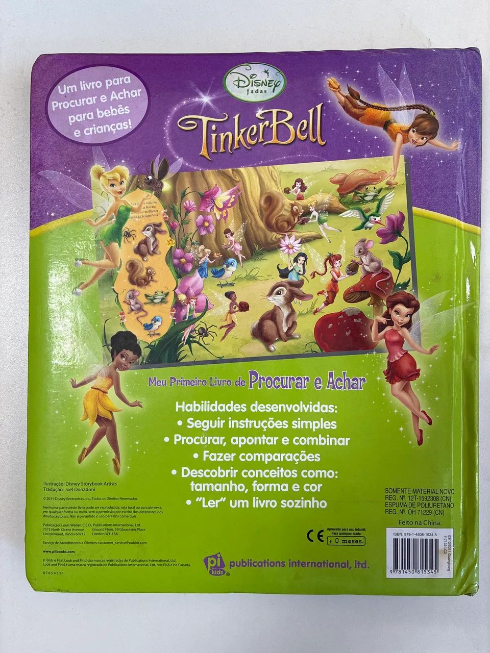 Meu primeiro livro TINKER BELL - Livros e revistas - Parque