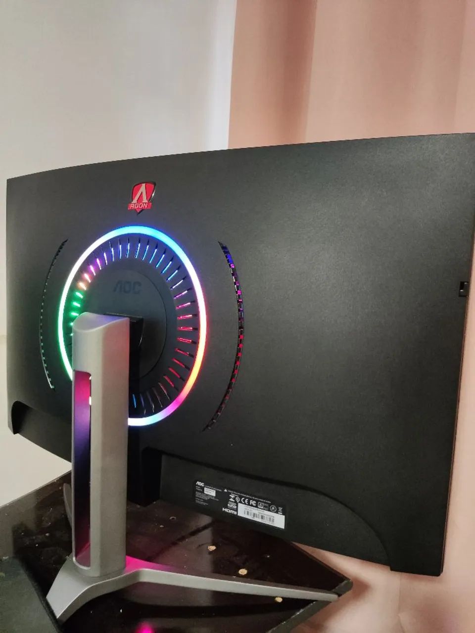 Monitor AOC Agon 31.5 Full HD polegadas monitor curvo 165Hz - Foto 3