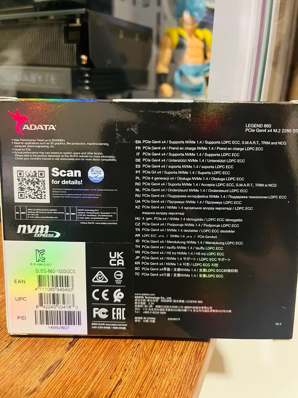 SSD ADATA 1TB 4.0 - Foto 2