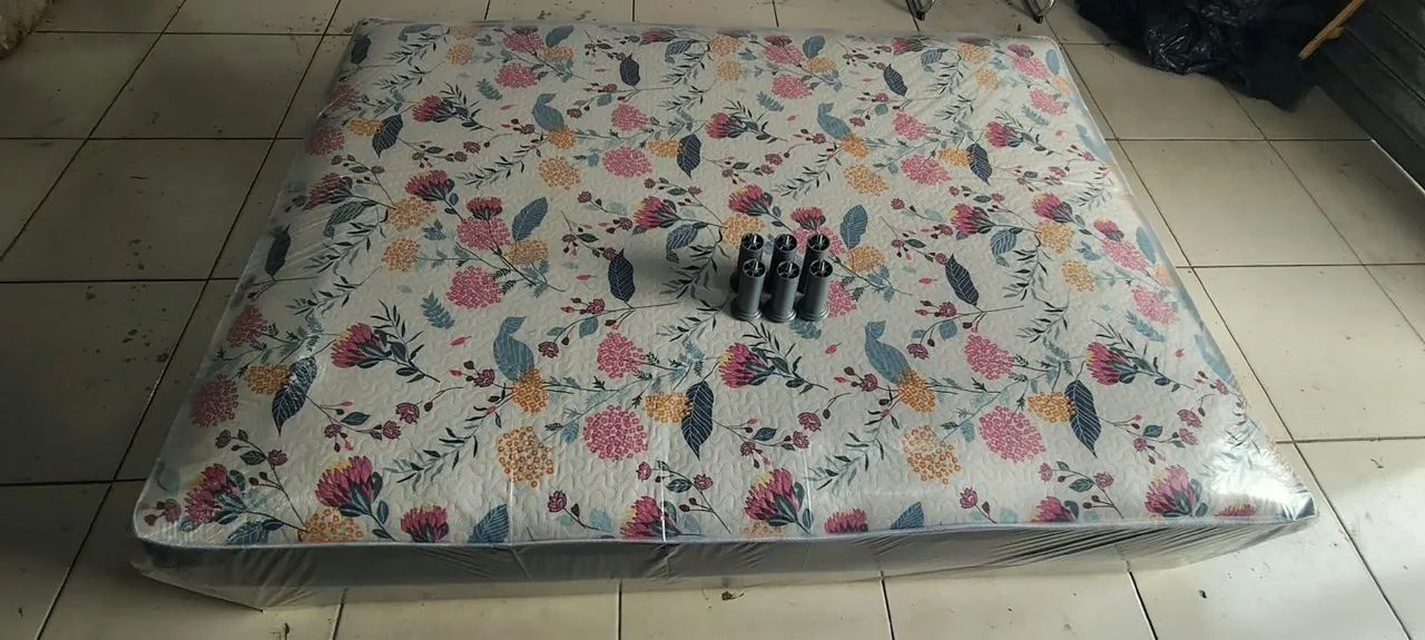 CAMA BOX CASAL D28 NOVA R$460 - ENTREGA GRATIS - Foto 2