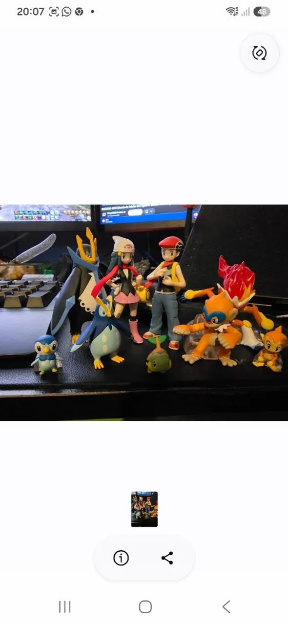 Bonecos pokemon e dragon ball - Foto 3