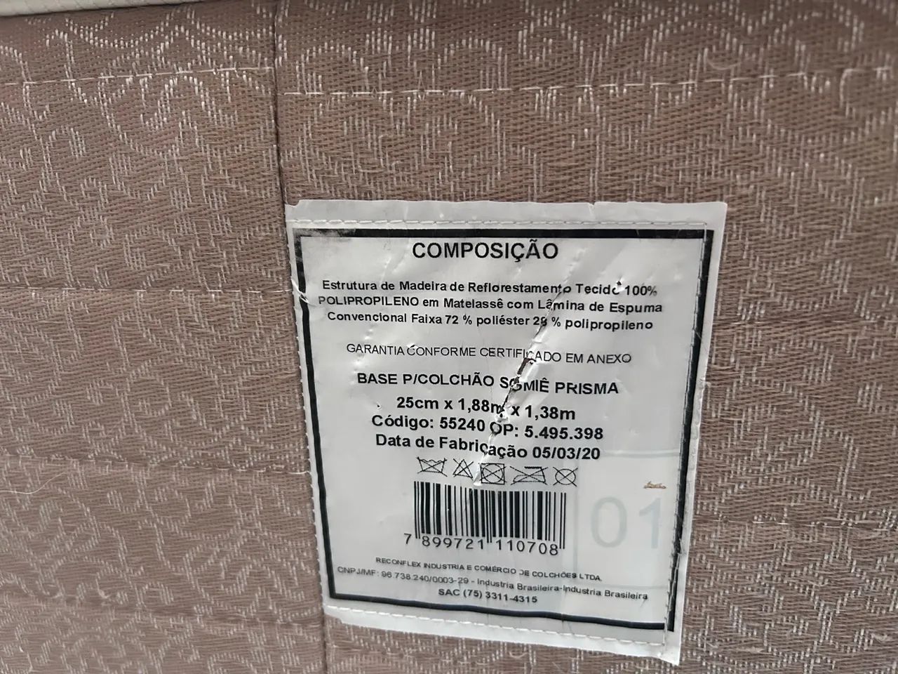 Vendo cama Box de casal. - Foto 4