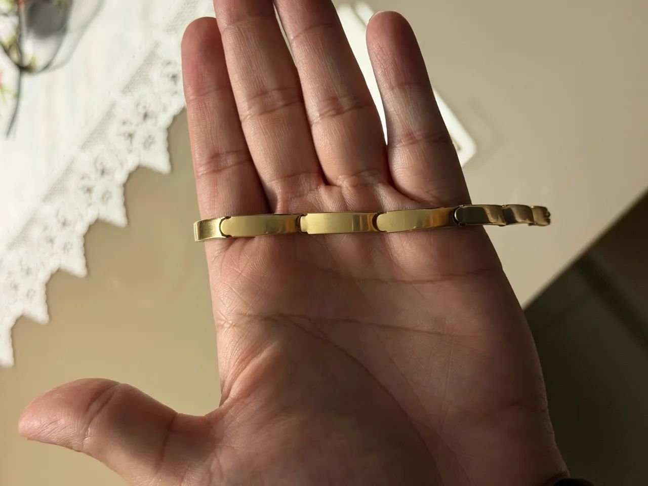 Bracelete de ouro 18 K - Foto 2