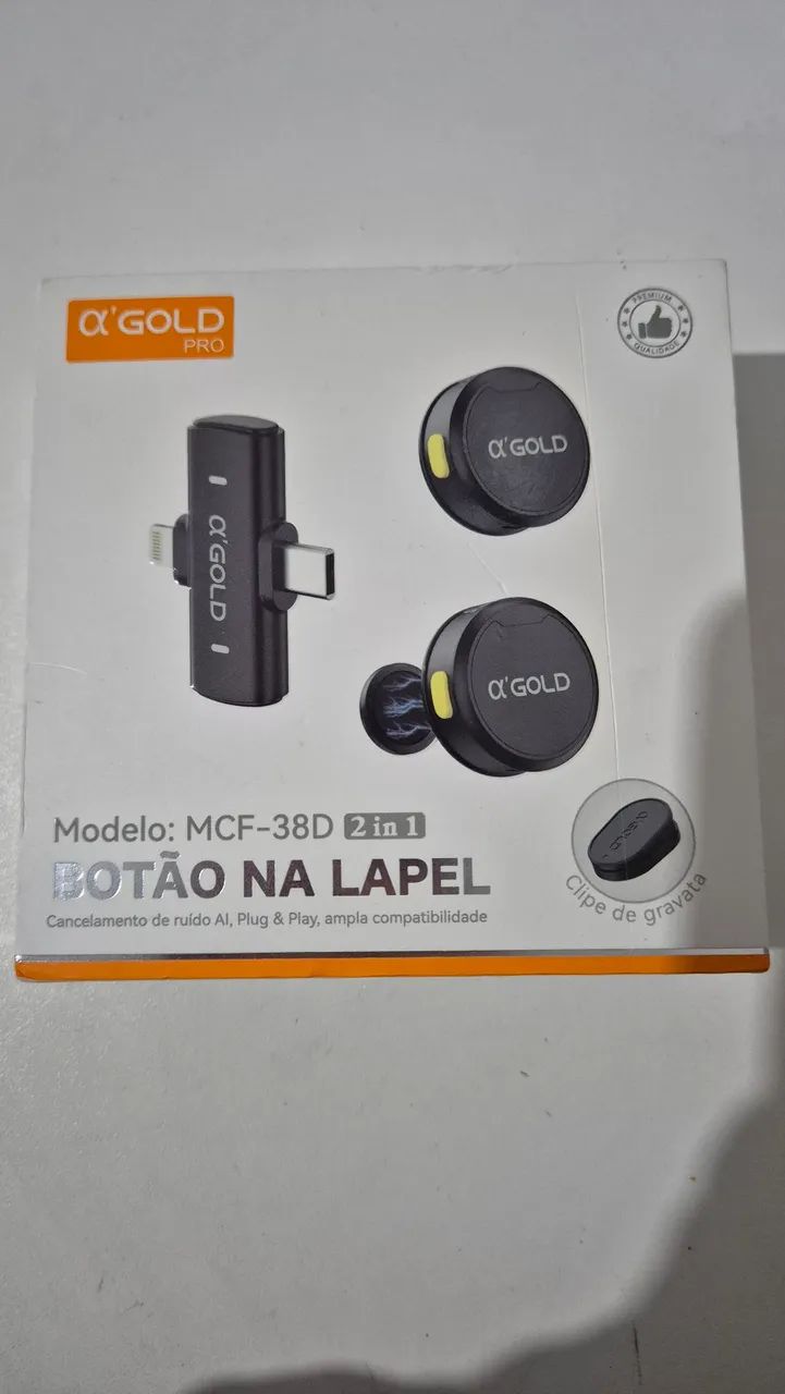 Microfone de lapela