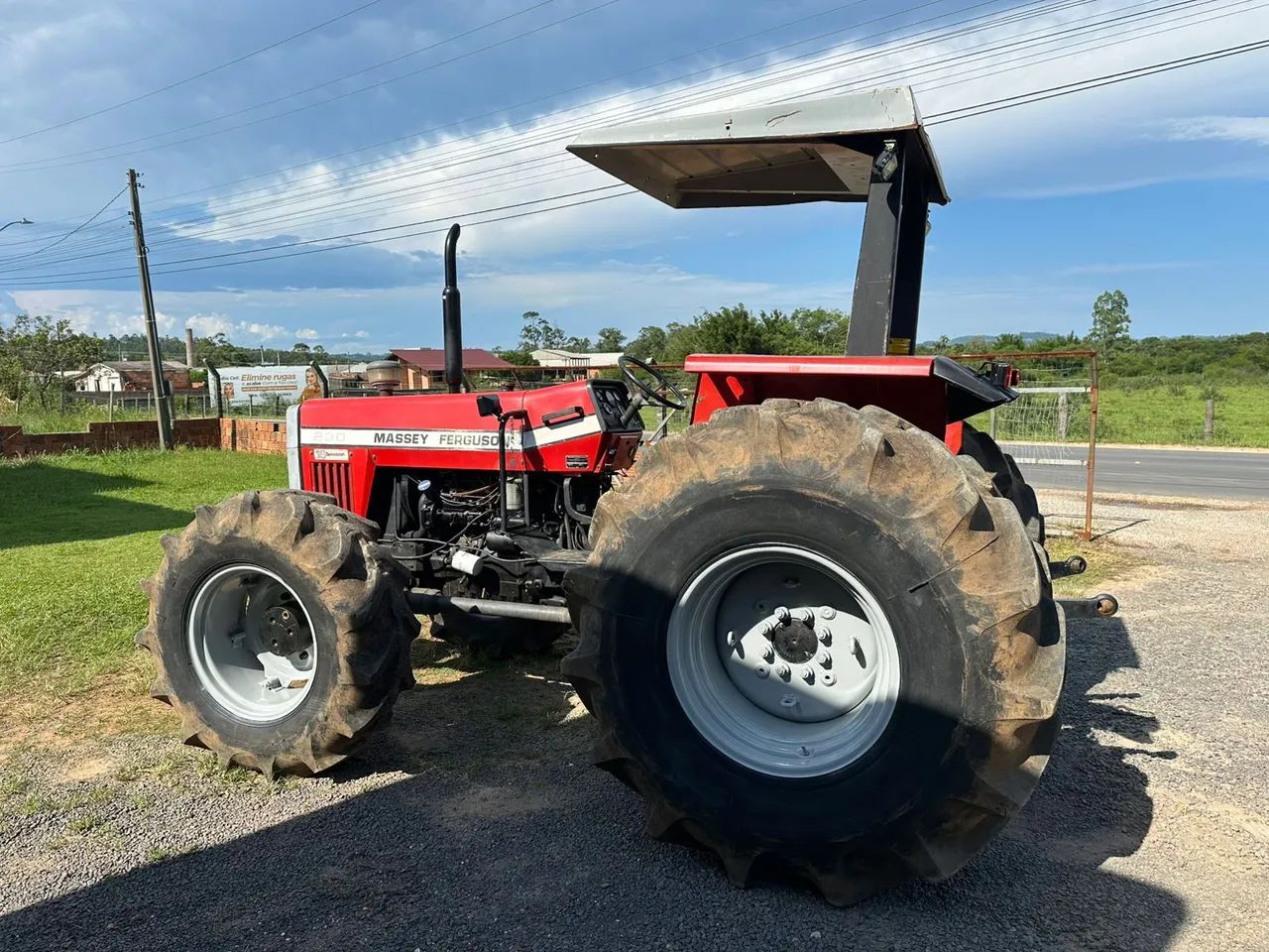 Trator mf massey ferguson 290 ano 1999 4x4 todo revisado 