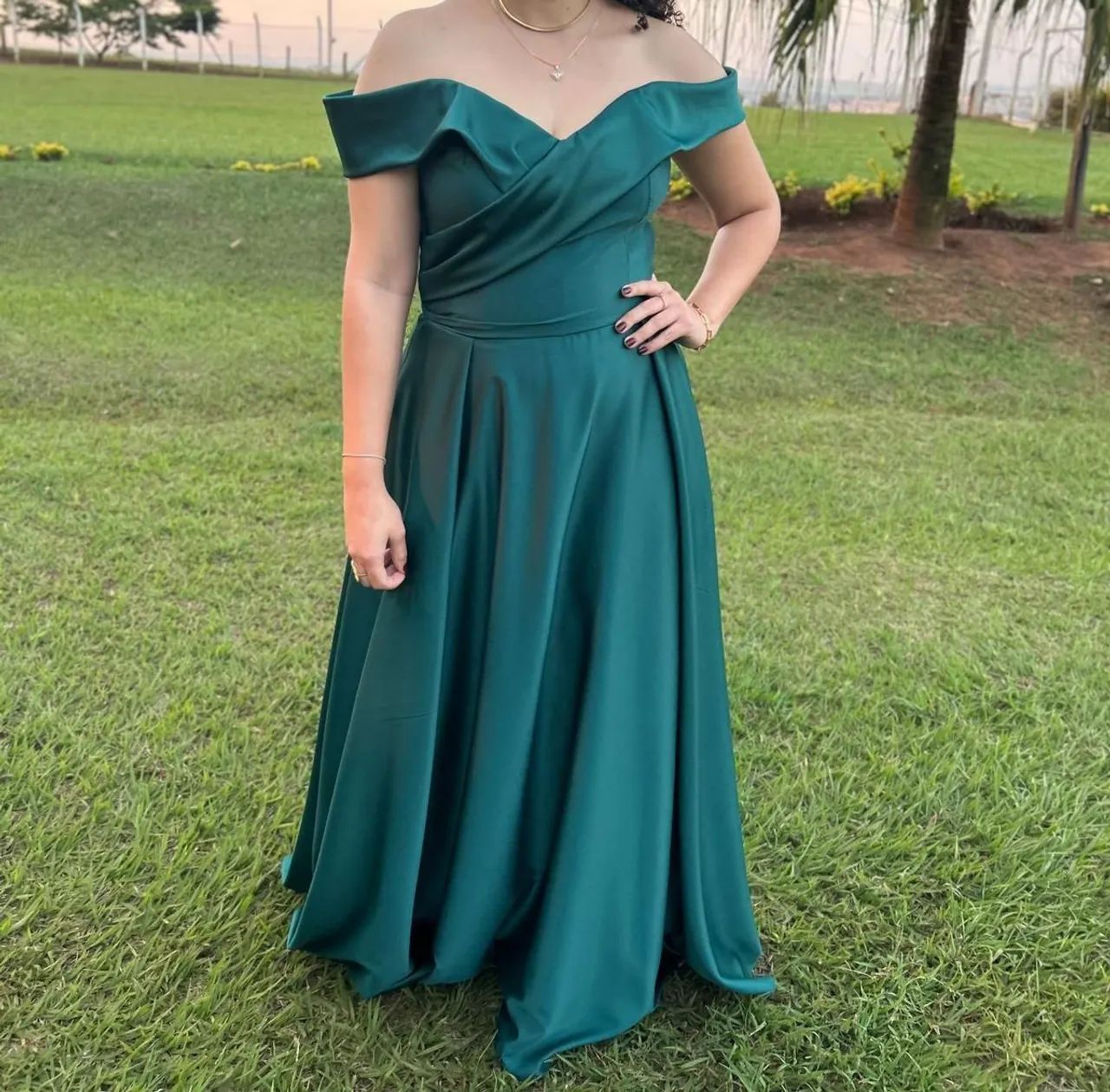 Vestido Verde Esmeralda  - Foto 3