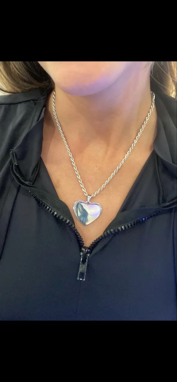 Corrente em aço inox.