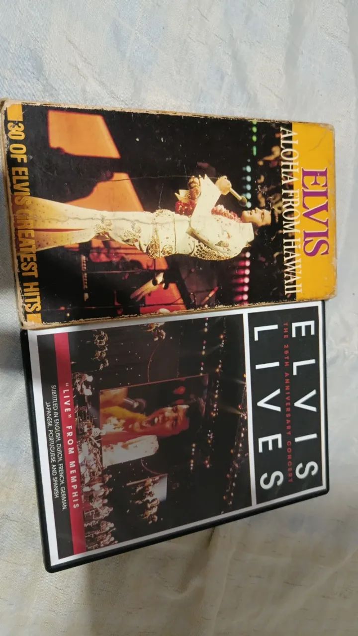 Dvd e VHS Elvis Presley 