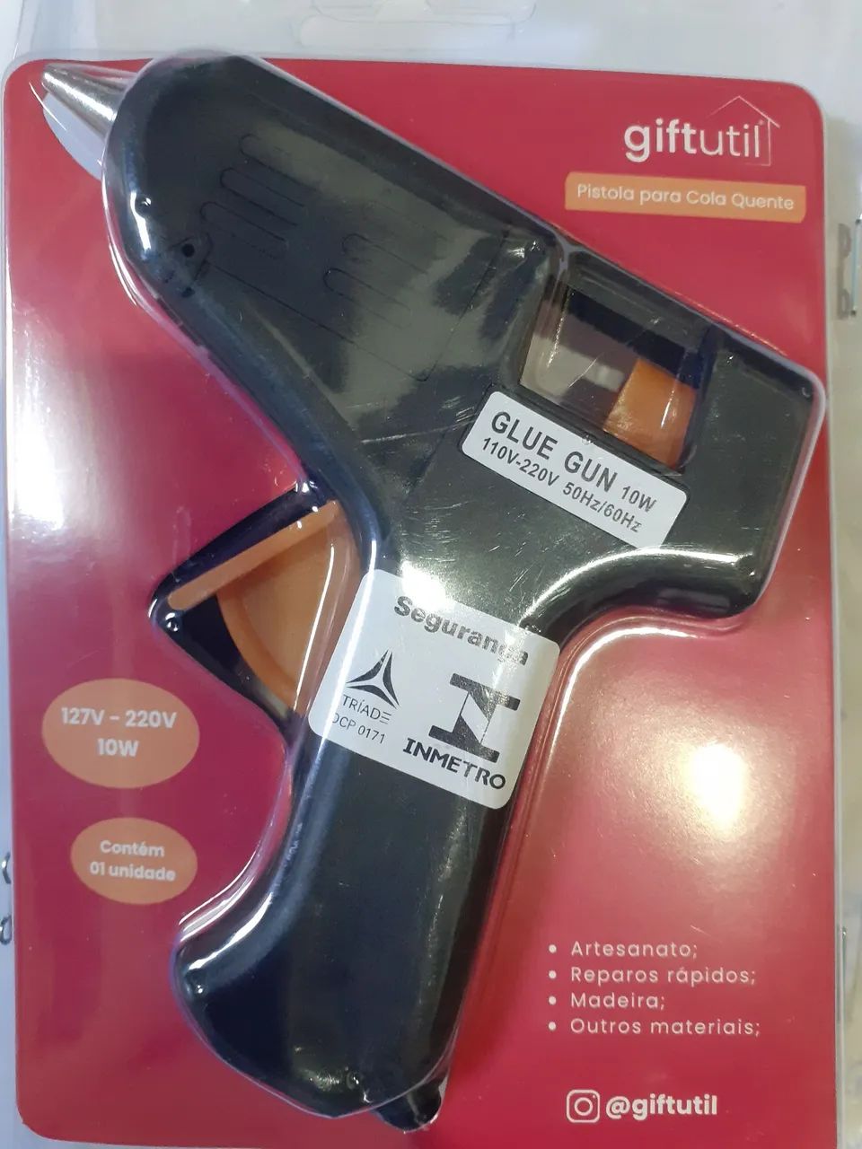 Pistola para cola quente 