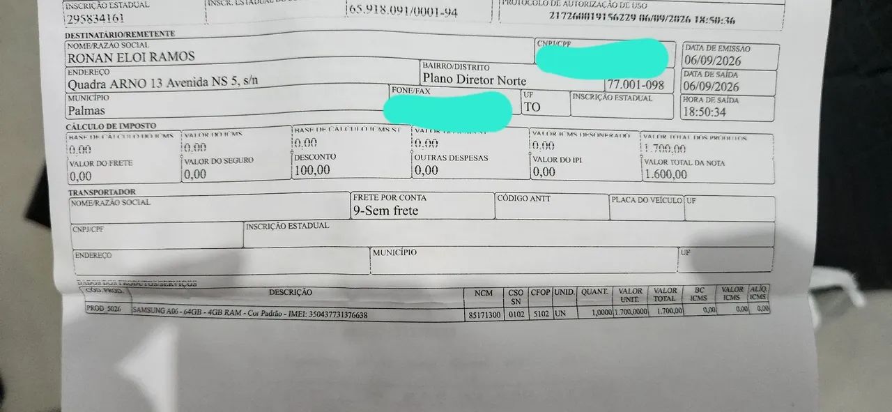 Vendo Celular novo na caixa! SEM USO. - Foto 4