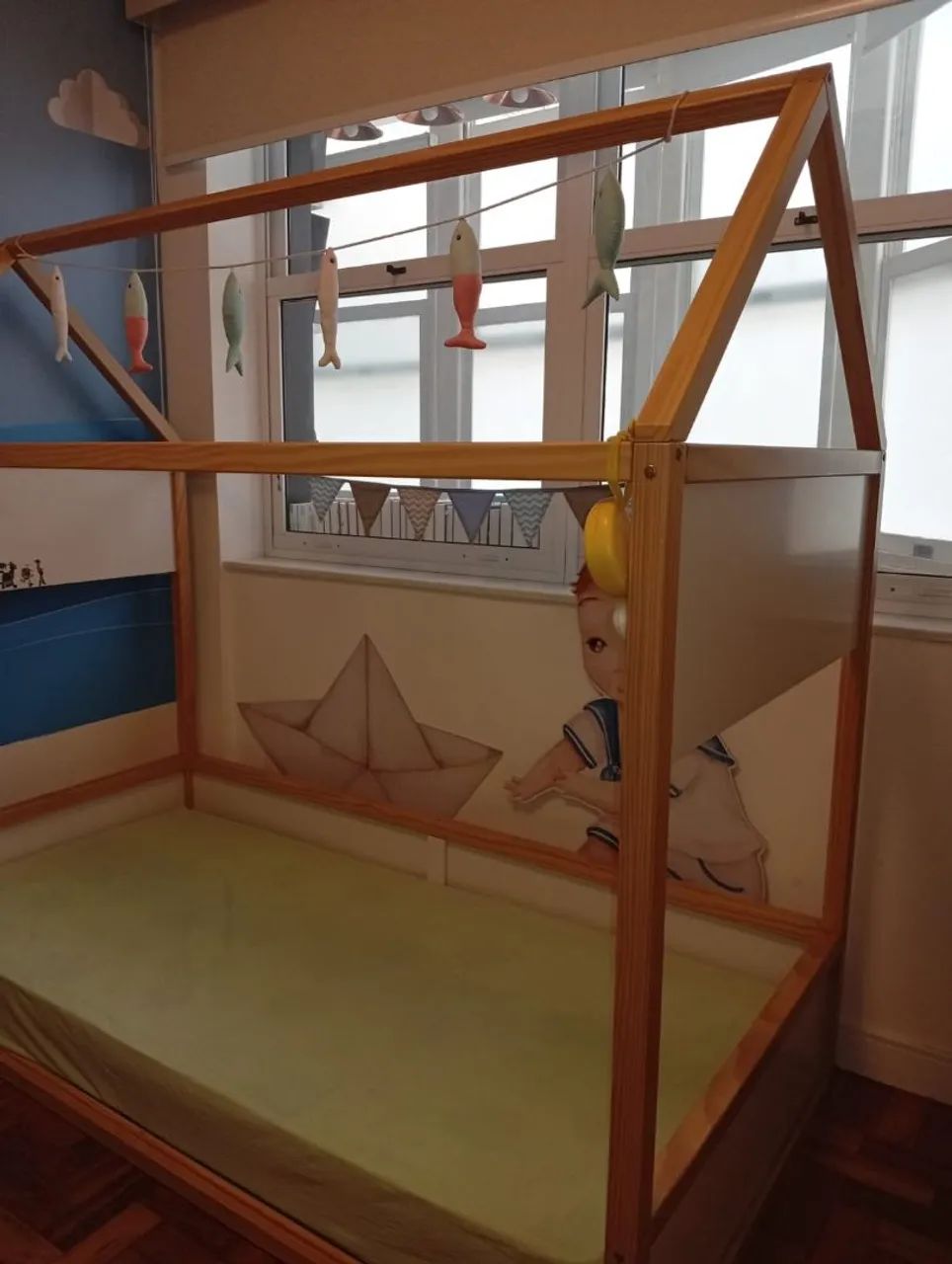 CAMA  INFANTIL CASINHA  COM COLCHÃO  - Foto 2
