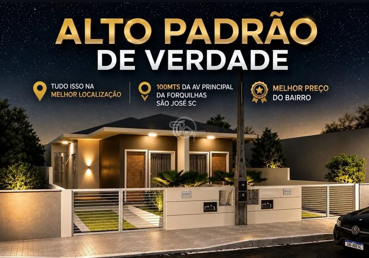 CASA GEMINADA NO PARQUE DAS PALMEIRAS EM SÃO JOSÉ/SC - Foto 2