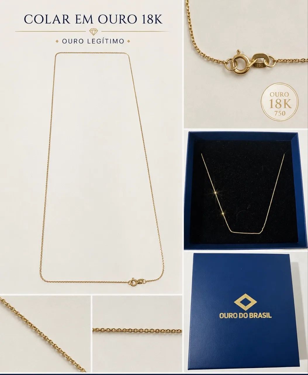 Corrente de ouro 2.4g