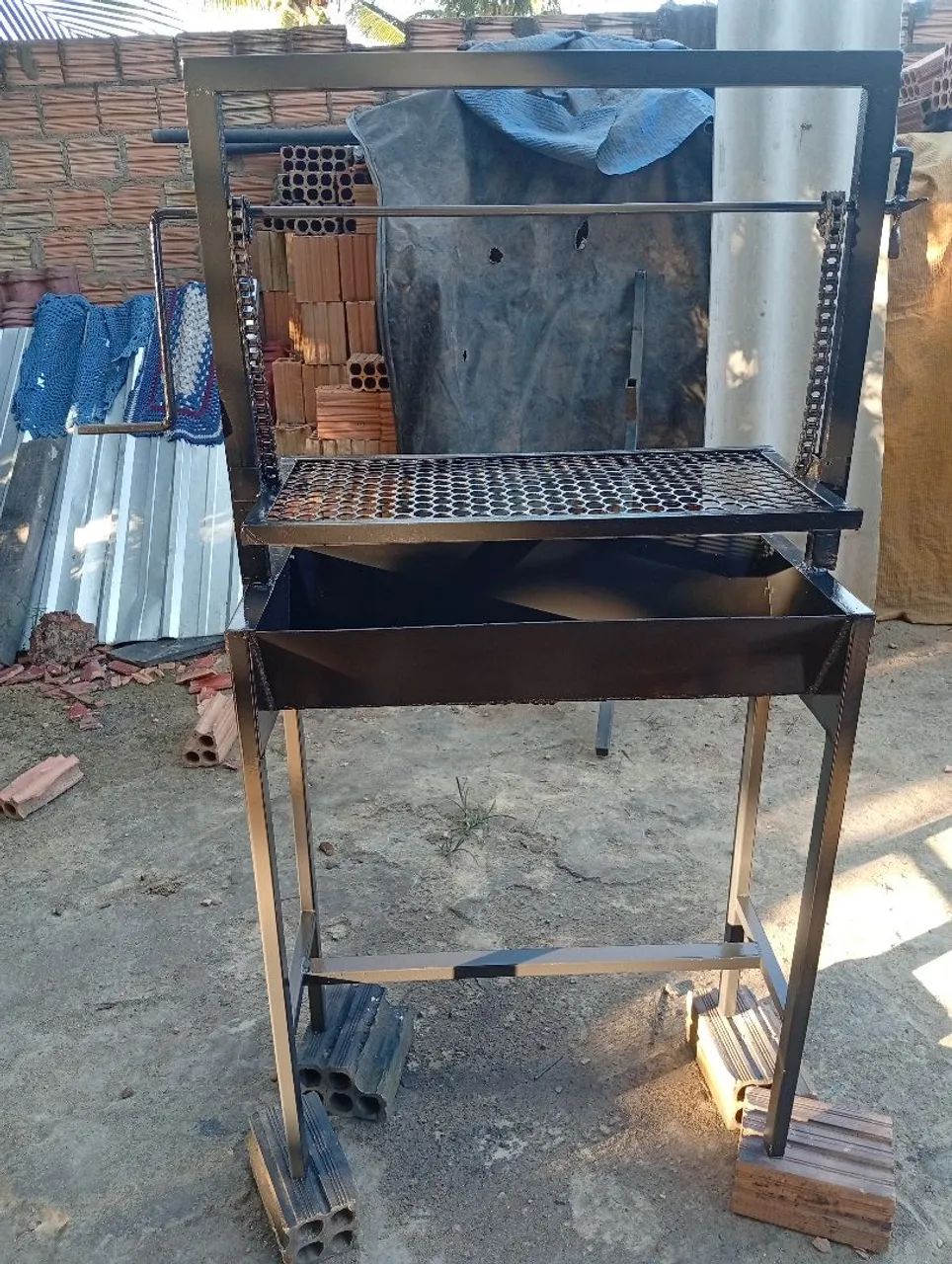 Churrasqueira chapa galvanizada  - Foto 3