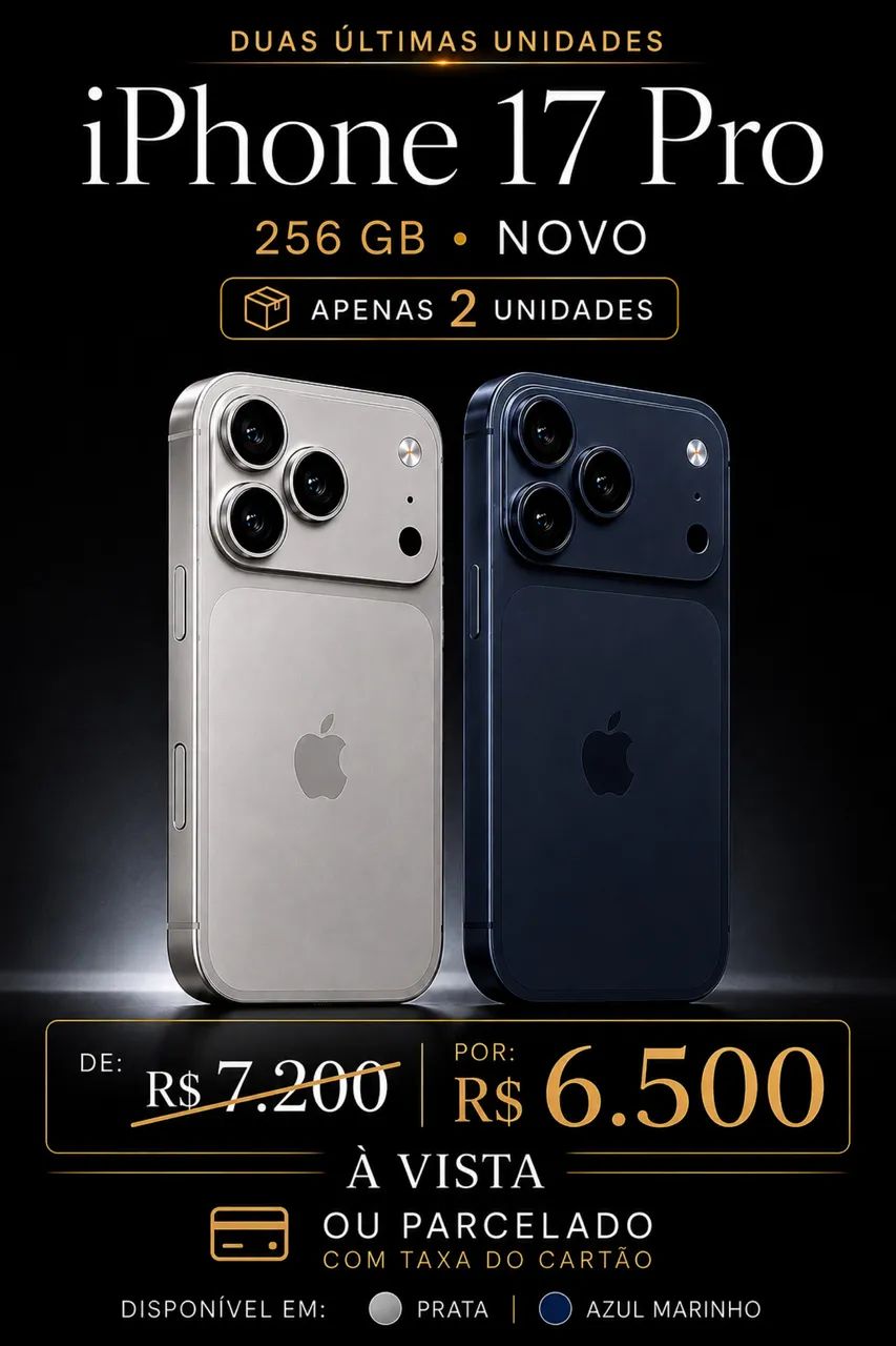 Iphone 17 Pro novo