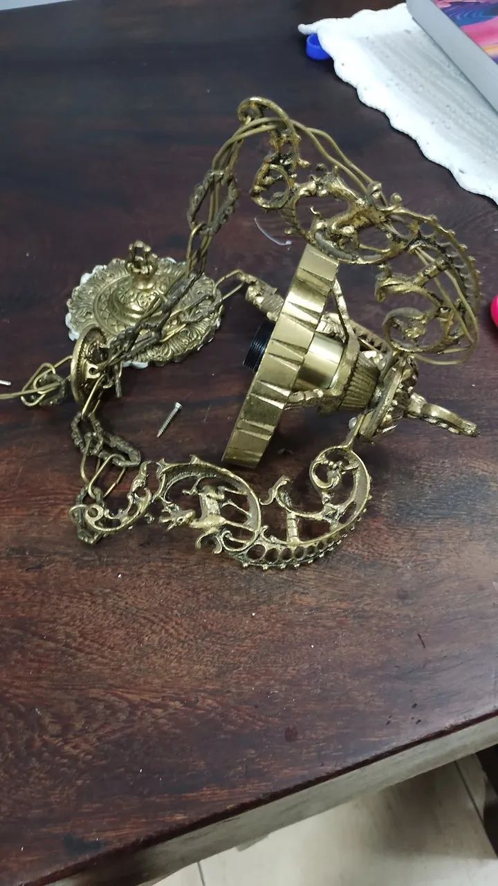 Lustre bronze rústico  - Foto 4