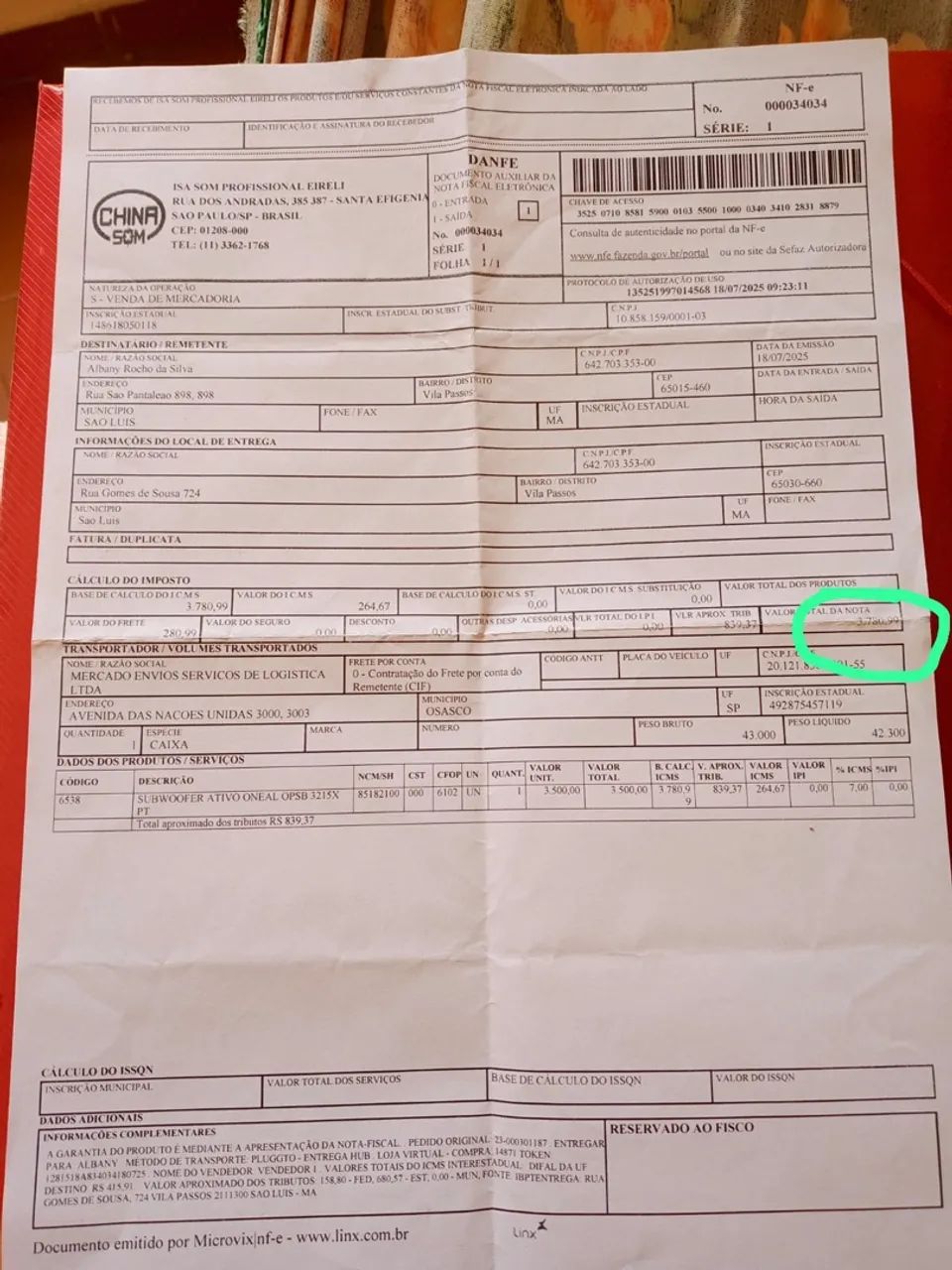 Duas caixas de som ONEAL 13 e 15 polegadas novas com nota fiscal  - Foto 2