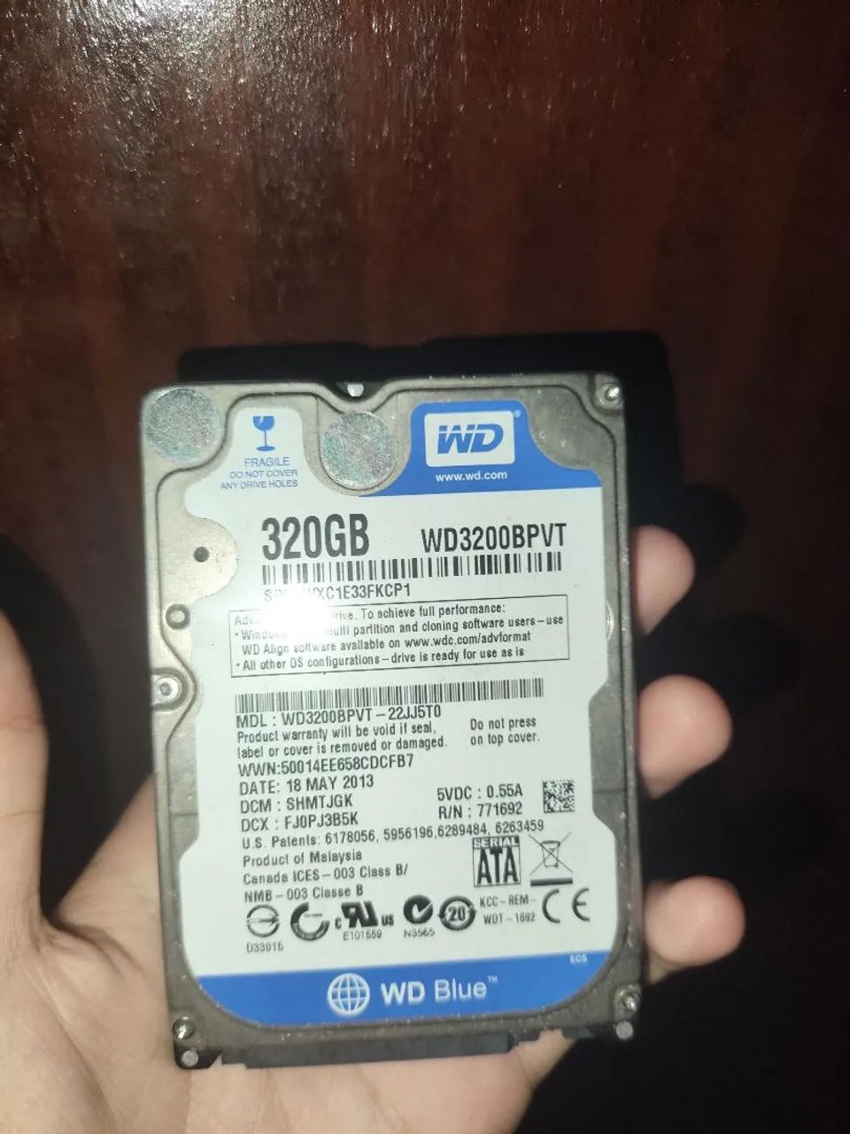 HD 320GB WD BLUE
