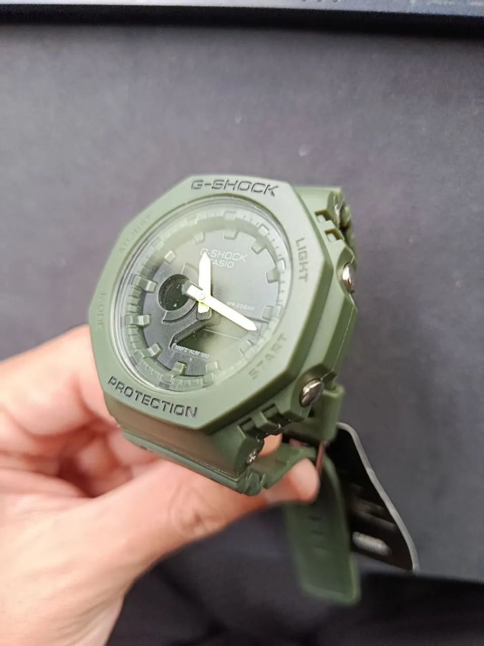 Relógio GShock Casio Verde militar  - Foto 4