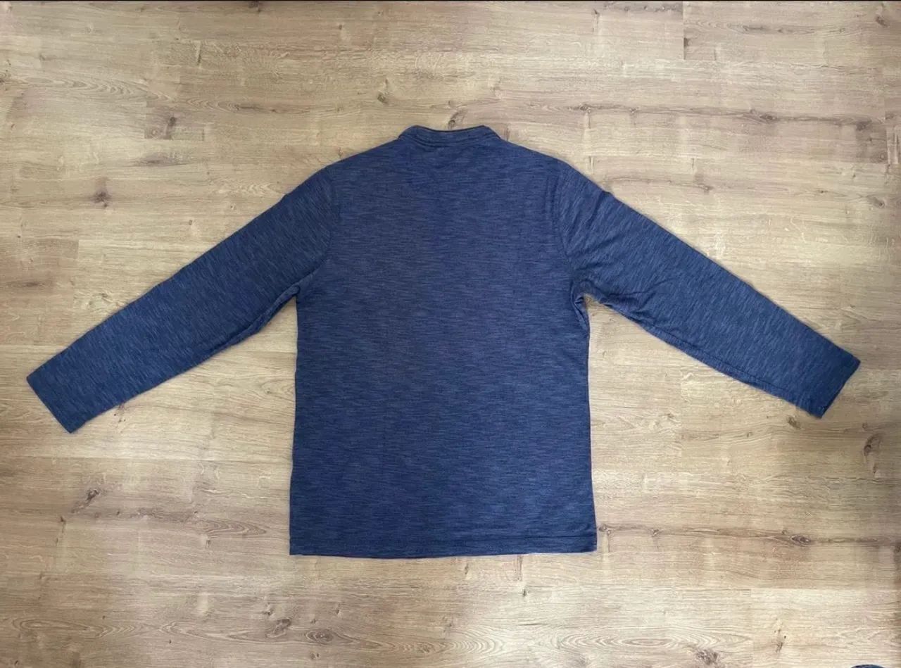 Camiseta masculina tam P manga longa azul da Arrow - Foto 5
