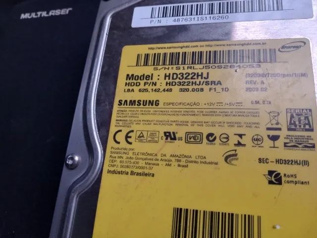 HD Sata 320 Gigas PC - Foto 2