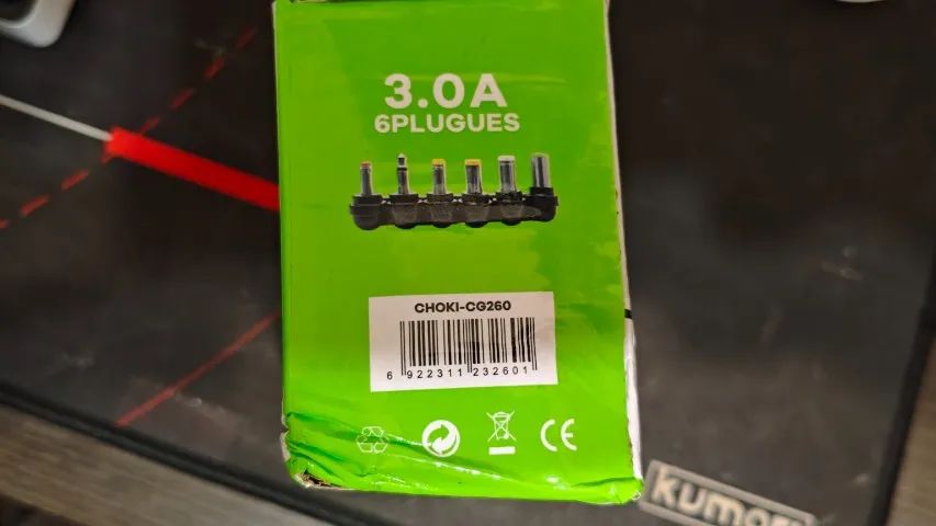 FONTE UNIVERSAL REGULÁVEL CHOKI CG260 30W 3A - 6 PLUGUES - Foto 3