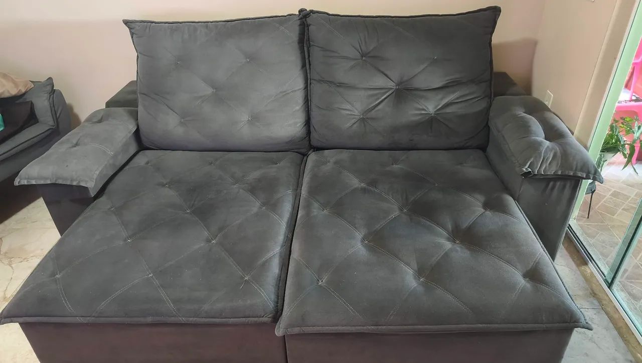 Vendo sofá retrátil e reclinável  - Foto 2