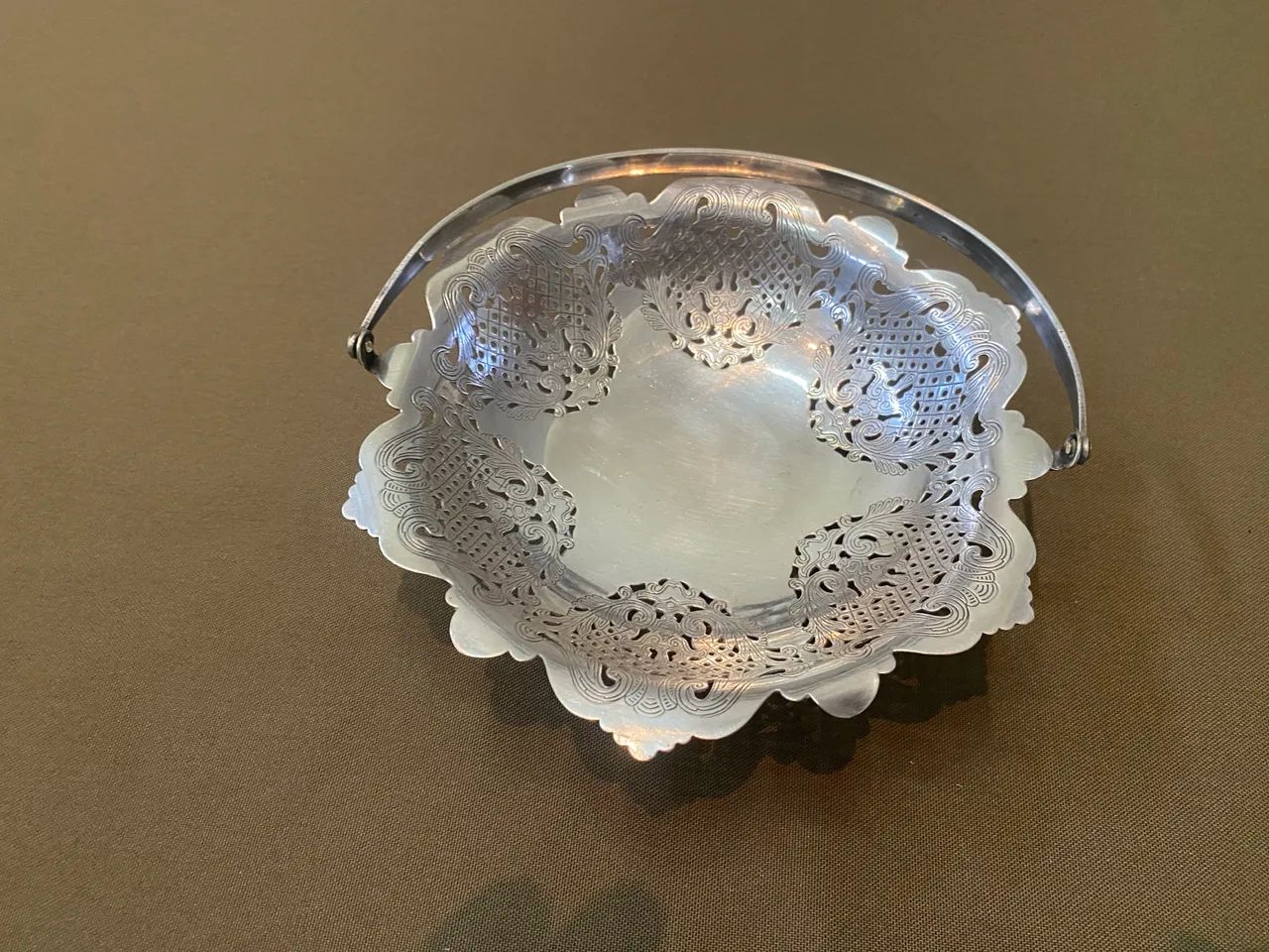 Cesta Ornamentada em Prata (Régia) - Foto 3