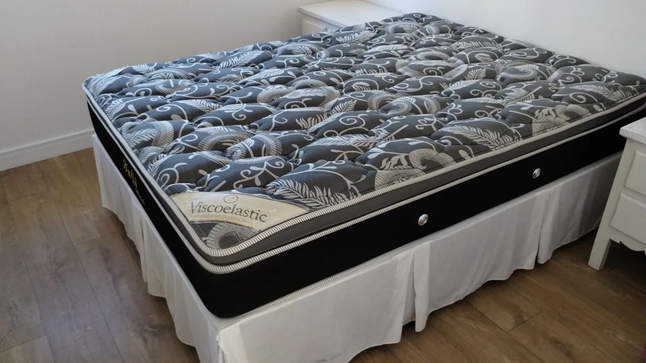 Cama box casal molas ensacadas Herval 