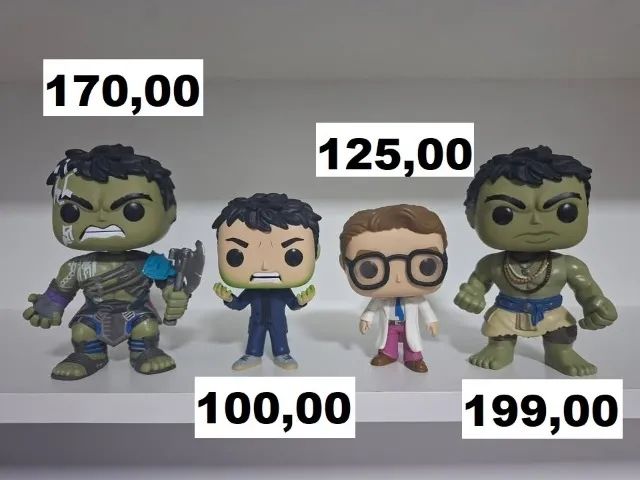 Funko Lote Hulk ( sem caixa) 