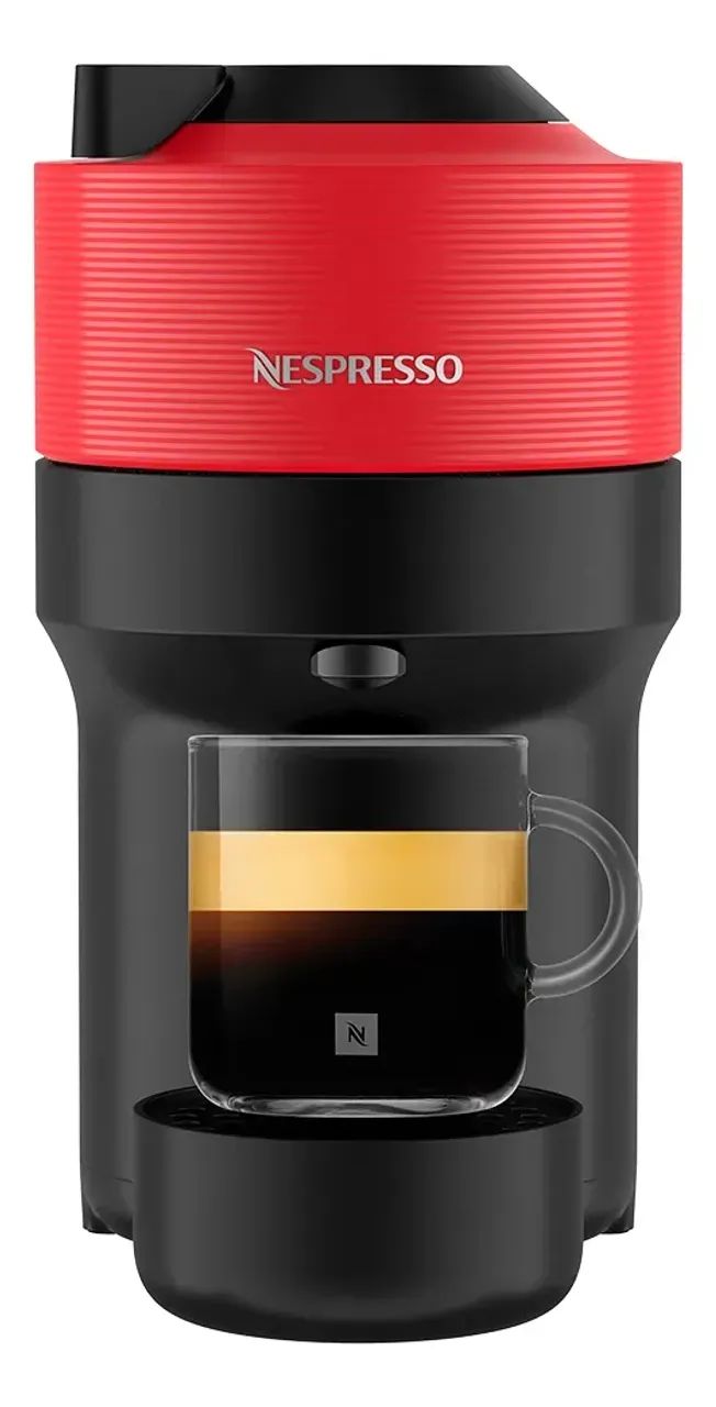 Máquina de café Vertuo Pop Vemelha 110V - Nespresso - Foto 4