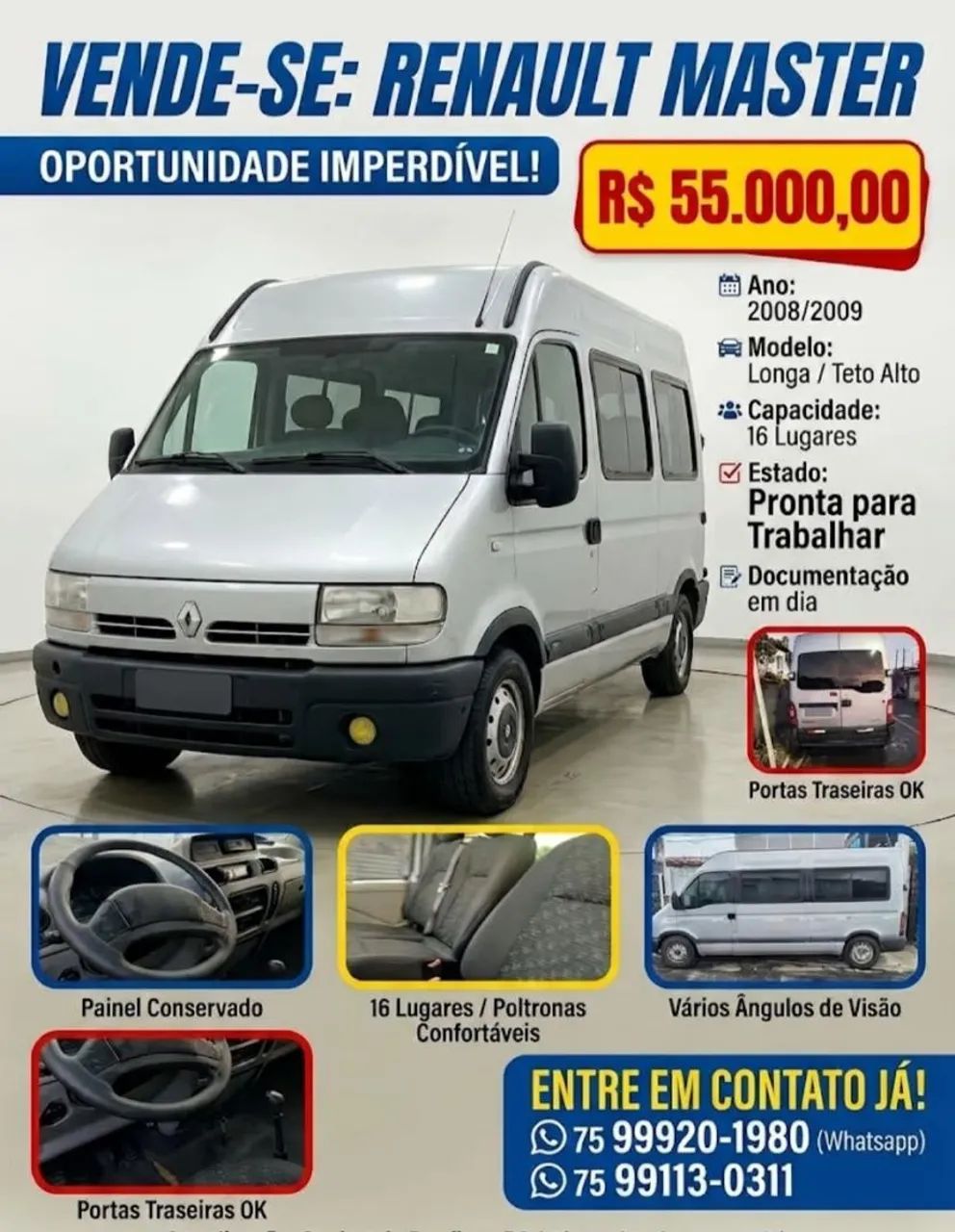 Renault Master Master 2.5 dCi 16V 115cv 16L Diesel 2009