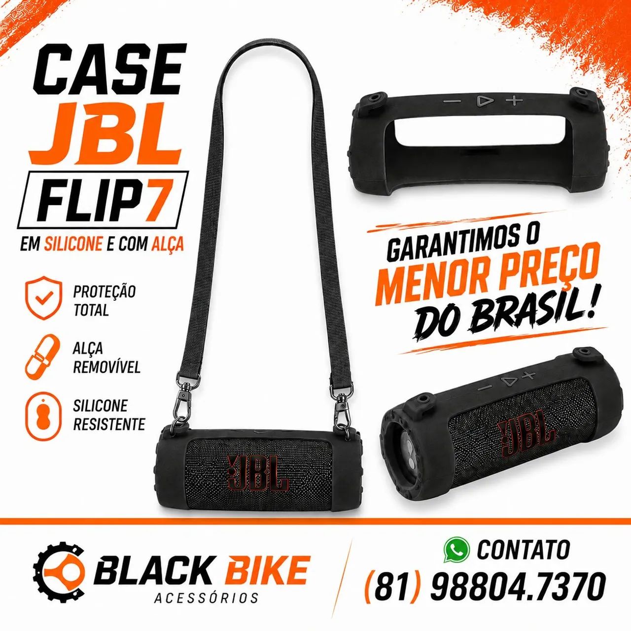 Capa em silicone JBL FLIP 7 - Foto 2
