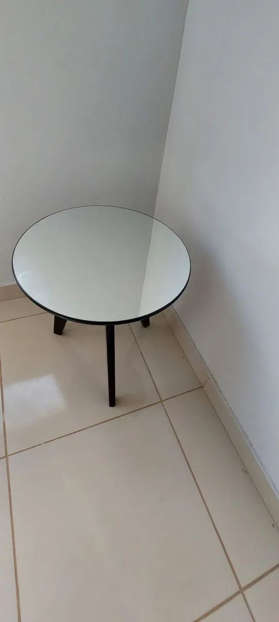 Mesa lateral espelhada 56cm X 50cm - Foto 3
