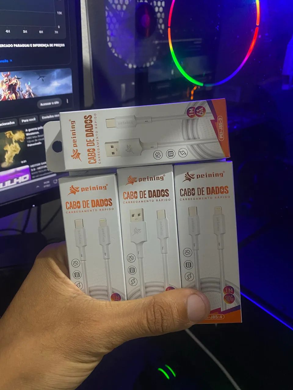 Cabo USB C IPhone E Android  - Foto 5