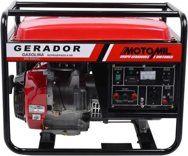 Gerador de Energia a Gasolina Monofásico Motomil MG5000CL-1 5,5Kva110V/220V  - Foto 2