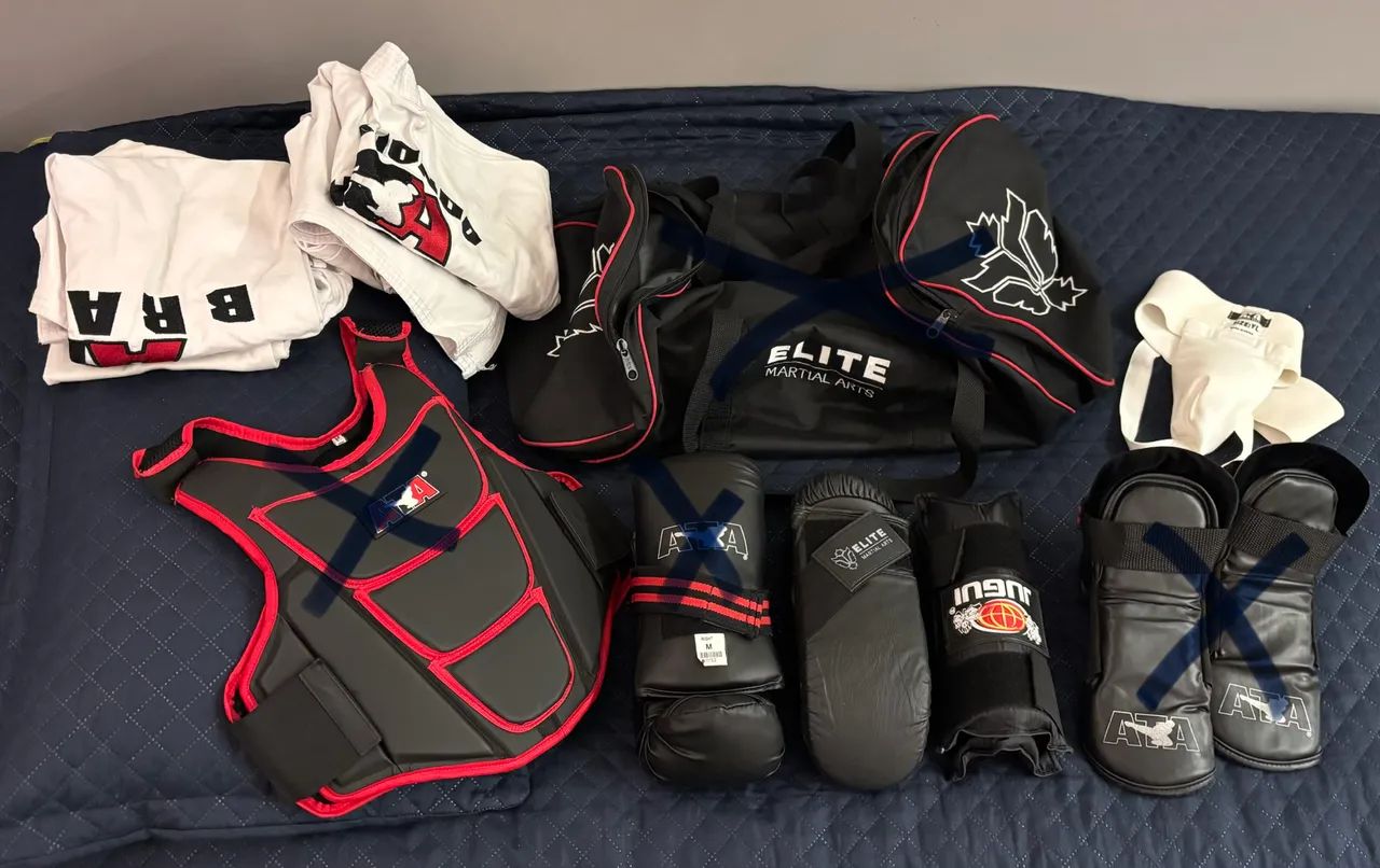 Equipamentos de proteção ATA/Taekwondo