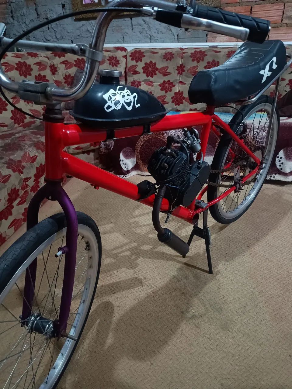 Bicicleta motorizada 80cc - Foto 4