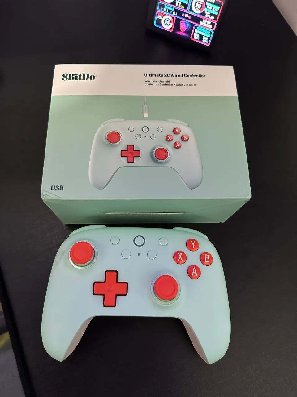 Controle 8bitdo ultimate 2c com cabo (Novo) - Foto 3
