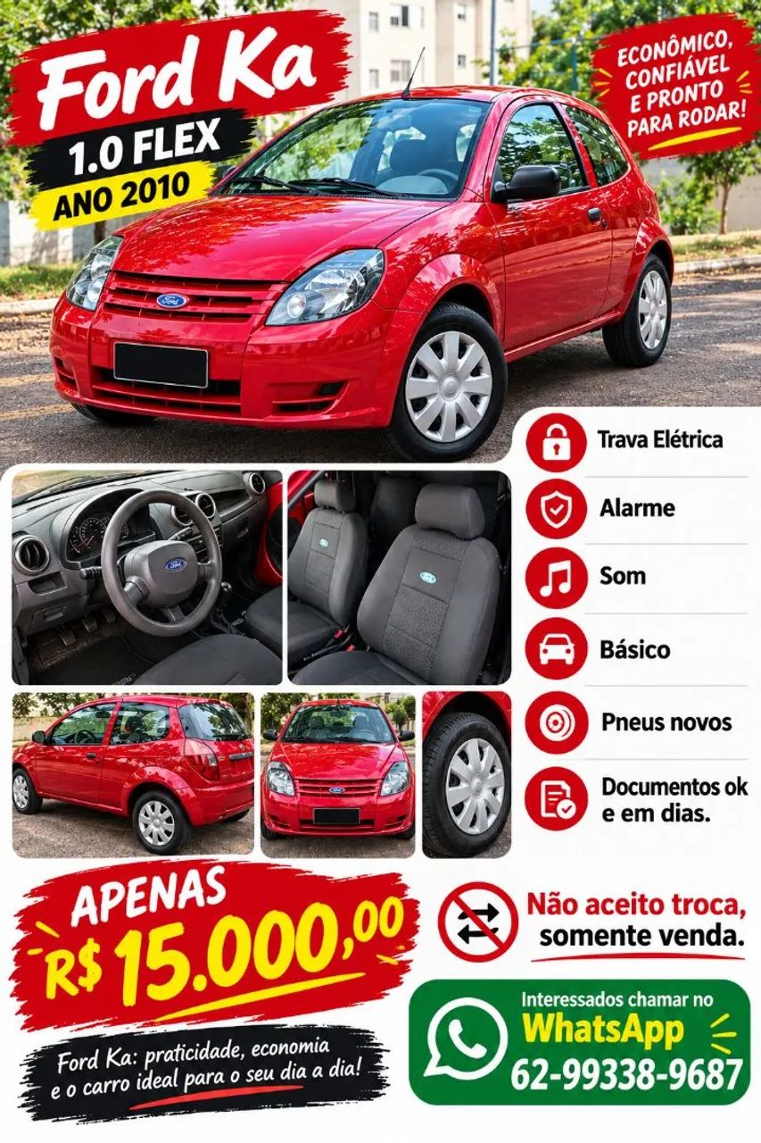 Ford Ka Ka 1.0 8V/1.0 8V ST Flex 3p 2010