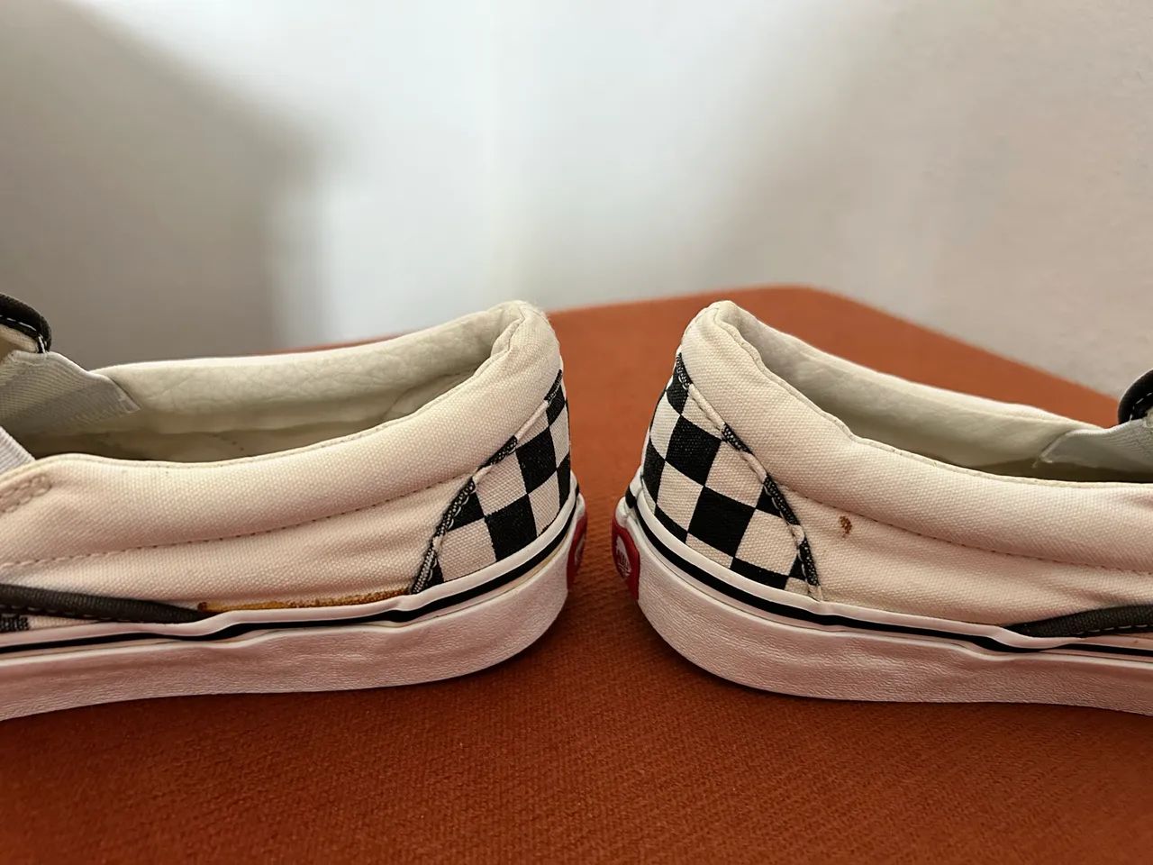 Tênis Vans Slip-On Checkerboard Black White - Foto 5