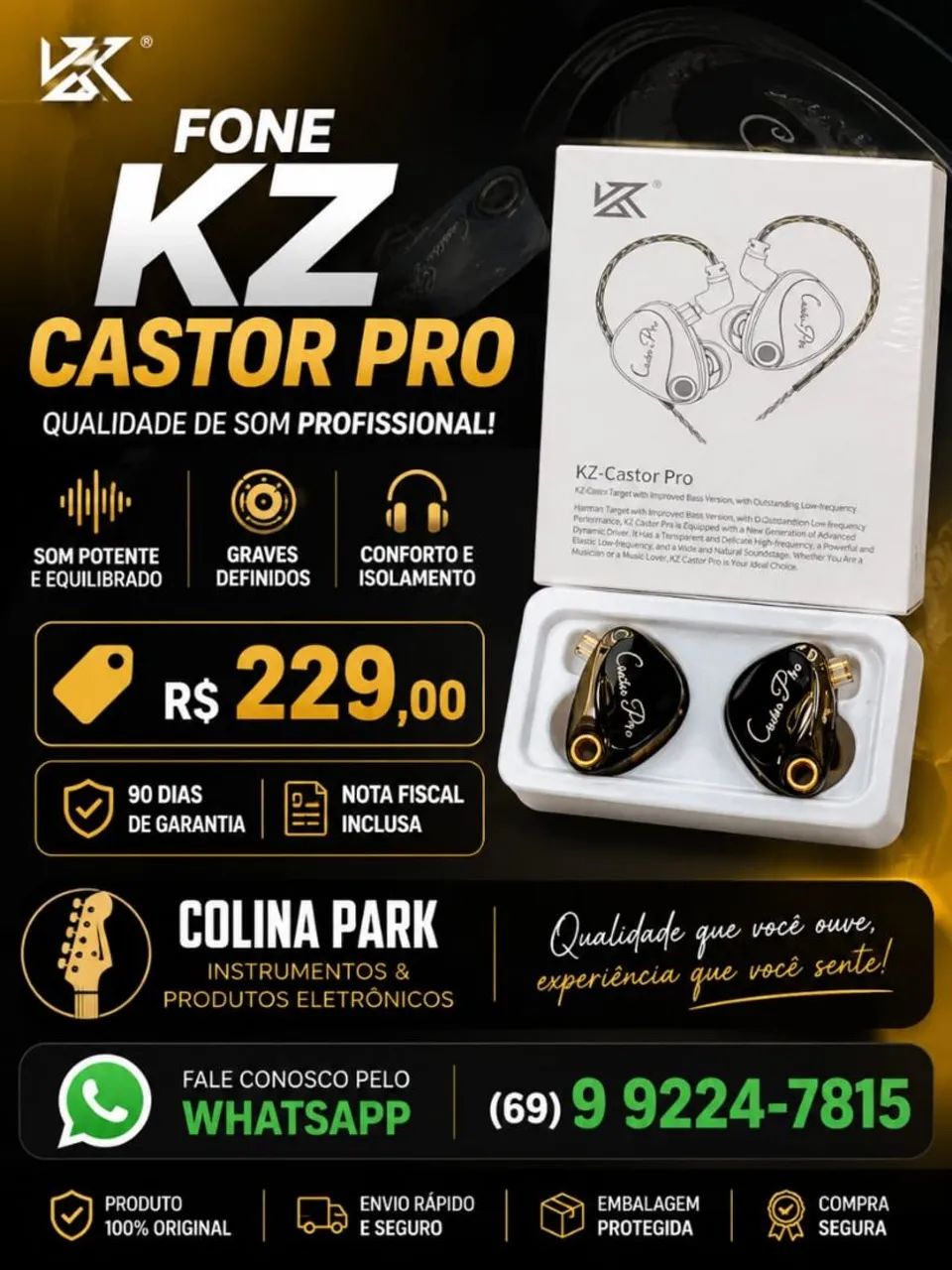 Fone Kz Castor Pro 