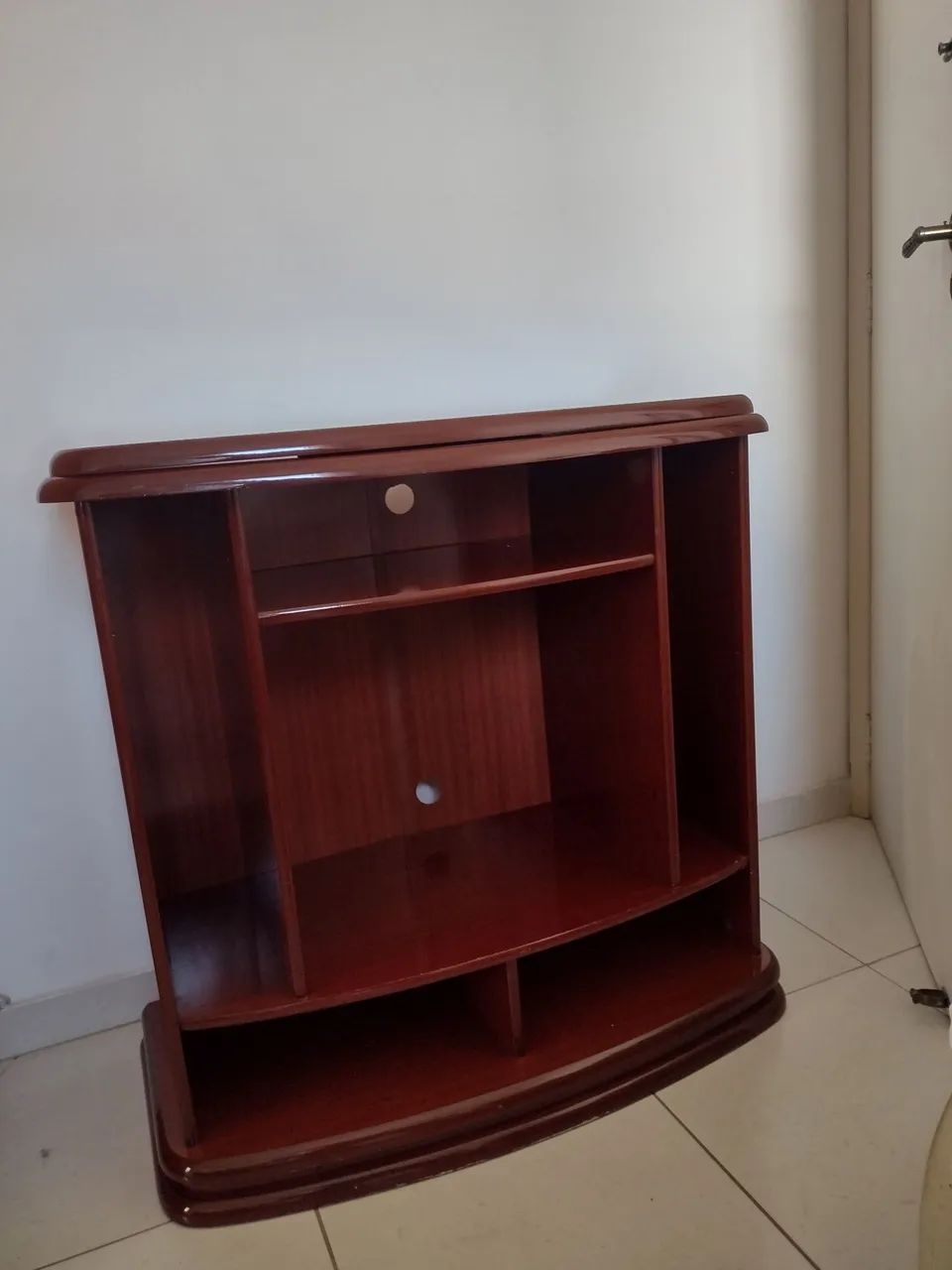 Rack Madeira Maciça 90x90x45cm  - Foto 5