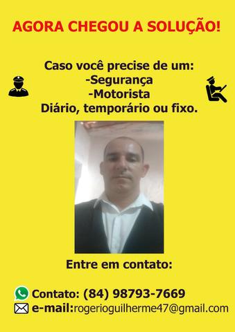 Serviço de segurança e motorista