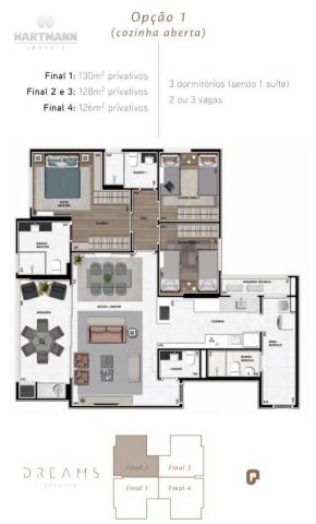 Apartamento Garden com 3 dormitórios à venda por R$ 1.099.998,96 - Ecoville - Curitiba/PR - Foto 2