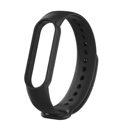 Pulseira Xiaomi Mi Band 3 e 4 Silicone Preto