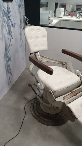 Cadeira de dentista/barbeiro vintage