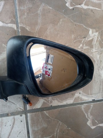 Retrovisor lado direito Toyota Corolla sem capa sem pisca (038123) - Foto 2