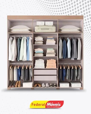Guarda Roupa 6 Portas 2 Gavetas Direto da Fabrica Promoção - Foto 2